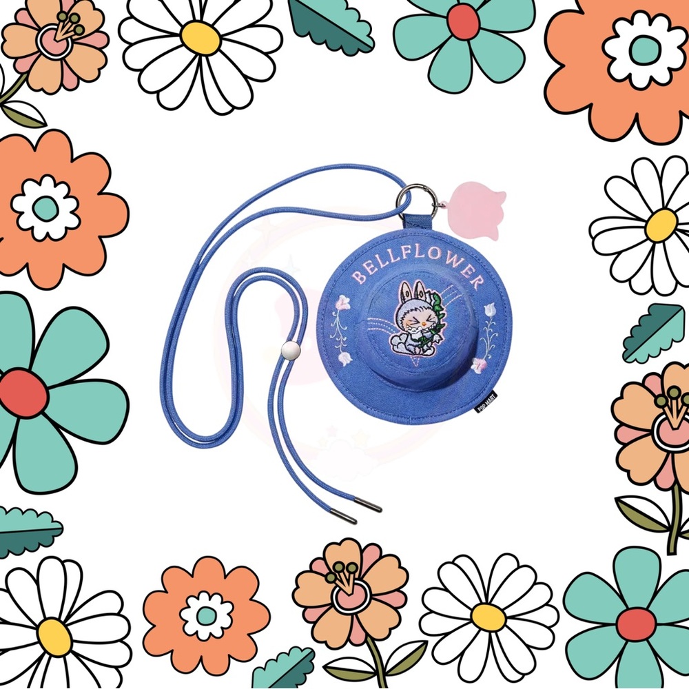 POP MART-THE MONSTERS-FALL IN WILD BUCKET HAT MINI BAGS-BELLFLOWER
